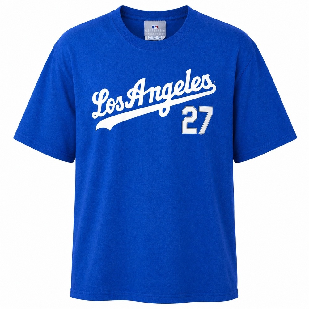 Los Angeles Dodgers Matt Kemp #27 MLB Genuine Merchandise Blue T-Shirt XL